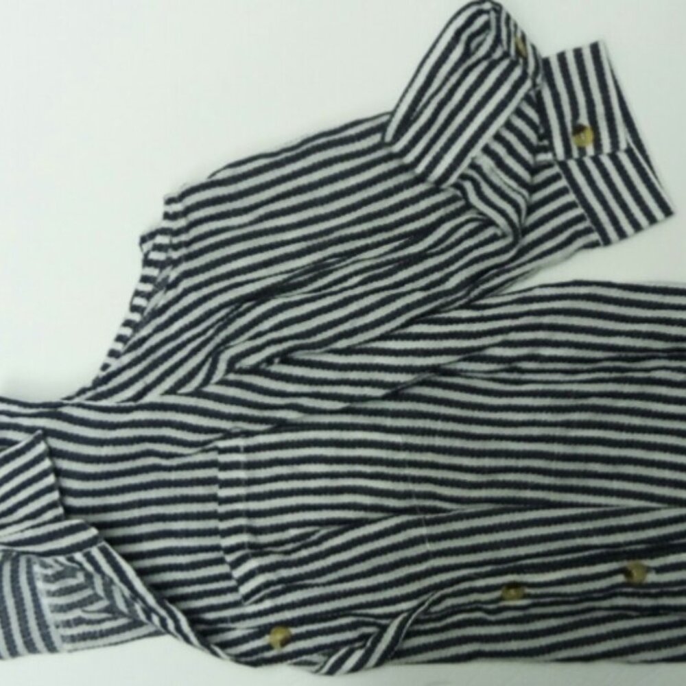 Cato EST. Sporty Dark Gray Striped Top XL - Picture 4 of 7